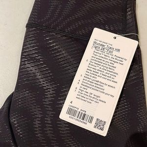 Wunder Train Highrise Tight 28 inch *FOIL lululemon